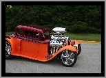 Ford, Czerwony, 1930, Mudel A Street Rod